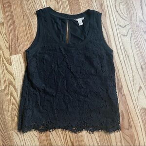 BANANA REPUBLIC Laced Lined Blouse SZS